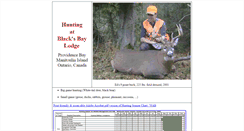 Desktop Screenshot of hunt.blacksbay.com